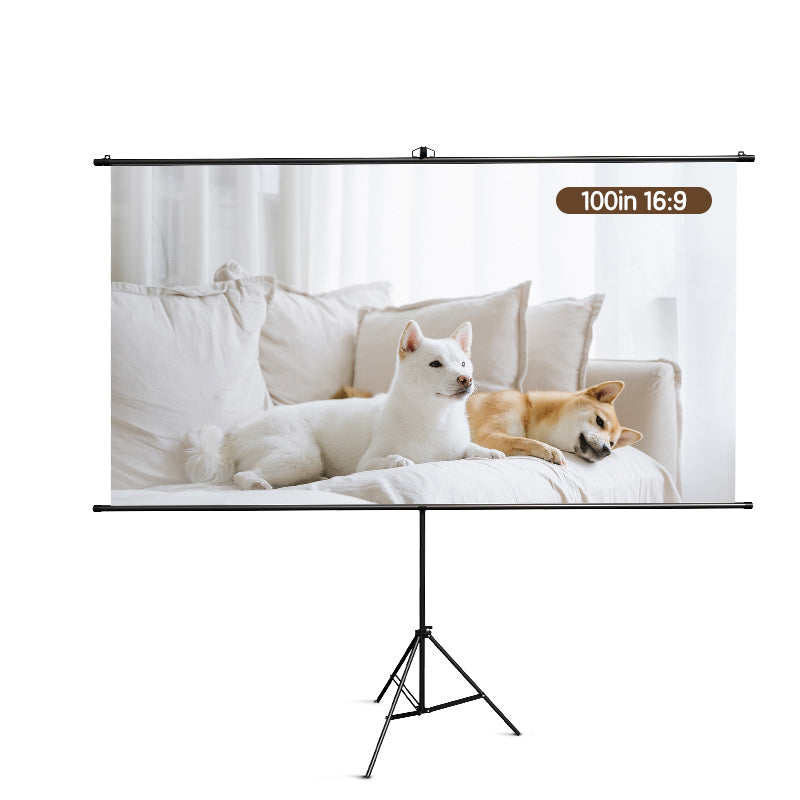 ECRAN PROIECTIE 220 x 124.5 CM MANUAL PE TREPIED DELI ECRAN PROIECTIE 220 x 124.5 CM MANUAL PE TREPIED DELI